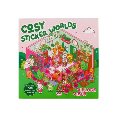 Cosy sticker worlds
