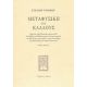 Μεταφυσική Του Κάλλους Μεταφυσική Του Κάλλους